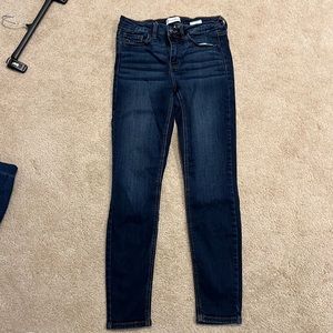 Studio Blue dark wash skinny Jean.
